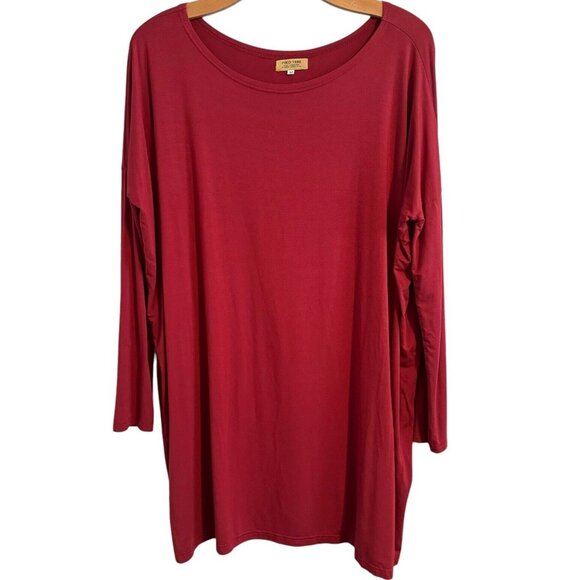 Piko 1988 Blouse Size Medium Rusty Orange Women Blouse Top Shirt - Picture 1 of 12